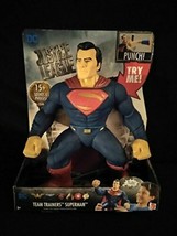 Mattel Large Justice League Superman Movable Parts 15+ Sounds &amp; Talking Phrases - £91.73 GBP