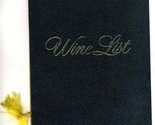 Scrooge&#39;s Wine List Menu 1960&#39;s Wytheville Virginia  - $17.80