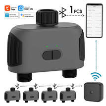 WiFi Bluetooth-compatible Garden 2-Way Water Timer Smart Solenoid Valve Wireless - £29.84 GBP+