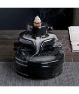 BACKFLOW BURNER INCENSE CONES HOLDER WATERFALL EFFECT MIXED SCENTS STONE... - £4.42 GBP+