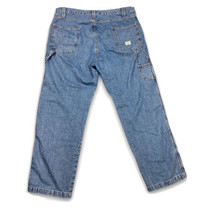 VTG Levis Signature Carpenter Jeans Skater Mens 38x32 Faded Wash utility... - $24.74