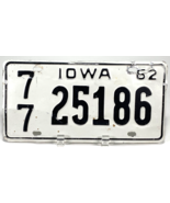 Vintage Iowa 1962 Auto License Plate 77 25186 - Garage Man Cave Pub Decor - $390.58 MXN Vintage Iowa 1962 Auto License Plate 77 25186 - Garage Man Cave Pub Decor - $390.58 MXN