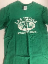 Las Vegas Athletic Department T Shirt Green Small Sh2 - $4.94