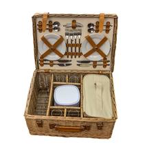 Blenheim Deluxe Fitted Wicker Picnic Basket - £104.07 GBP