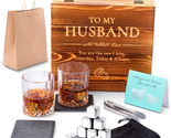 Gifts for Husband, Whiskey Stones Gift Set Anniversary Gifts for Husband... - £39.47 GBP