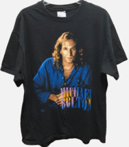 $25 Michael Bolton World Tour 1994 Vintage Black Single Stitch Music T-Shirt XL - $25.47