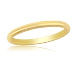 8 Men&#39;s Wedding band .925 Gold Plated 379187 - $24.99