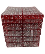 Wholesale Lot of 1000 Red Dice standard 16mm size - $89.95