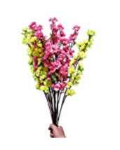 10PCS Cherry Blossom Flowers Artificial Peony Artificial Flowers Spring Bouquet - £17.96 GBP