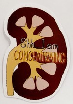 Shh...I am Concentrating Funny Multicolor Medical Theme Sticker Decal Awesome - £1.83 GBP