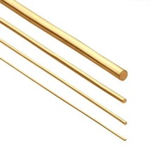 Thick   14K Solid Yellow Gold Round Wire  1 Inch  Gauge 8  - 18 - $29.69