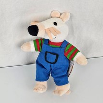 Vintage 1996 Crocodile Creek Maisy Lucy Cousins 7&quot; Plush NWT Blue Overalls - £45.91 GBP