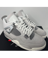 Air Jordan 4 Retro Low Frozen Moments Grey Shoes AQ9129-001 Women&#39;s Size... - £237.46 GBP