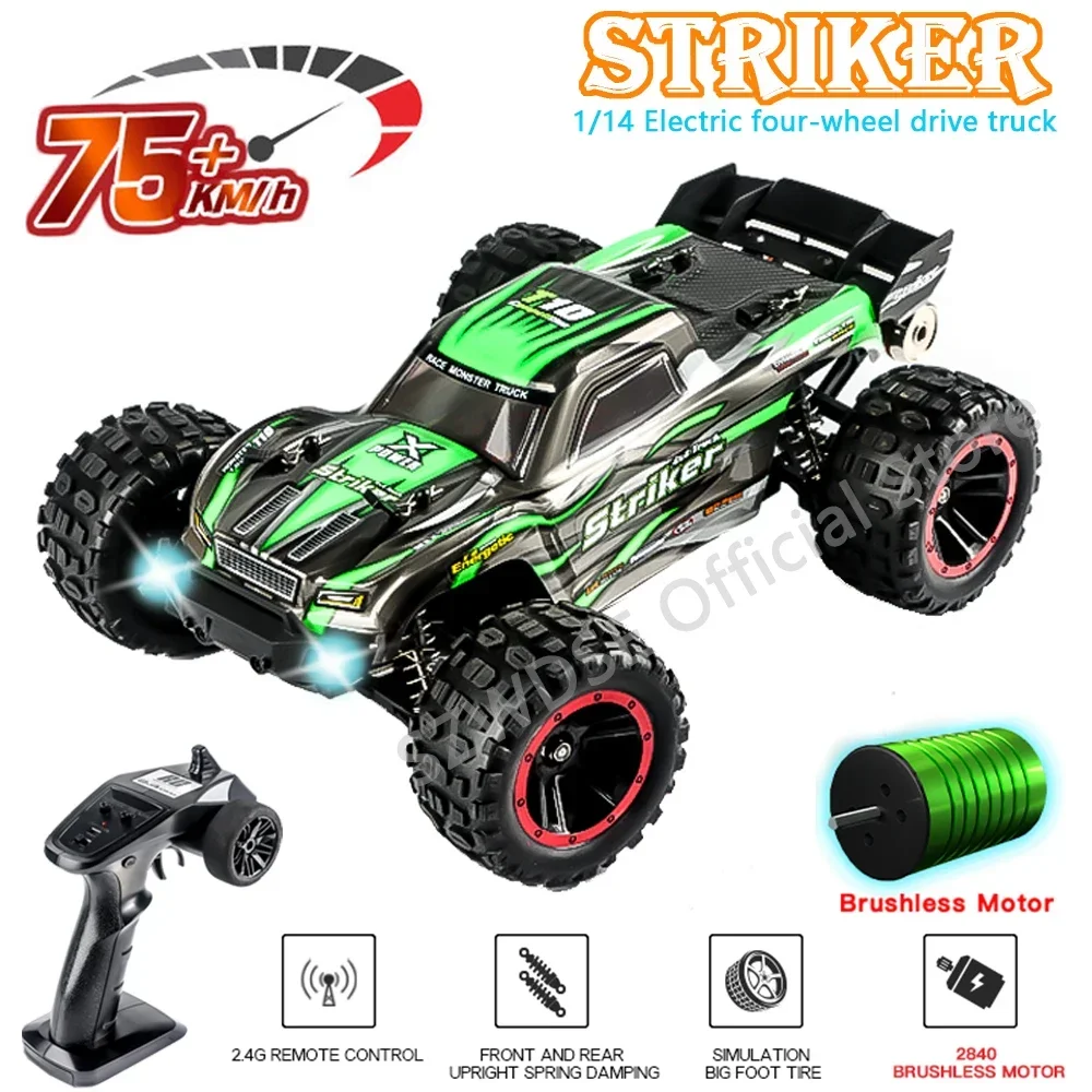 Haiboxing T10 2105A 75KM/H 1:14 Rc Car 4WD Brushless Remote Control Cars High - £83.82 GBP+