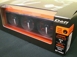 Defi OEM DIN-Gauge Combination Meter DF14402 (Red Char/Red Illumi/White ... - £583.49 GBP