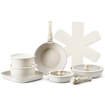 Granite Cookware Nonstick Pots &amp; Pans Set - 17 Piece Induction Compatibl... - $131.99