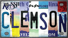 Clemson Strip Art Novelty Mini Metal License Plate Tag - £11.95 GBP