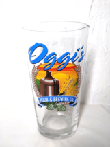 Oggi&#39;s Pizza &amp; Brewing Co. Beer Glass Garden Grove, CA approx. 12 oz. Fa... - $8.95