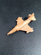 Vintage Matchbox Lesney Rubber Erasers, Skyhawk Jet brown, 1970&#39;s military plane - £6.36 GBP