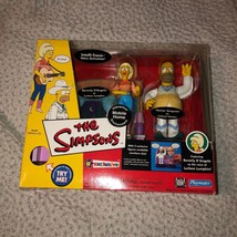 NEW The Simpsons Lurleen Lumpkin Homer Simpson Voice Activated Figures &amp; Home - £19.77 GBP