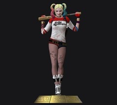 Harley Quinn Suicide Squad STL file-obj for 3d Printing Two Size - £2.55 GBP