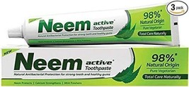 Pasta de dientes activa Neem 100 gramos Paquete de 3 - £16.91 GBP