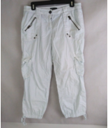 New York & Company Women's White Zipper Pocket Capris Size 6 - €12,74 EUR New York & Company Women's White Zipper Pocket Capris Size 6 - €12,74 EUR