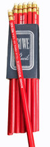 Ruwe Woodhue #620 Red Thin Crayon Pencils w/ Eraser (12 pencils) - $16.44