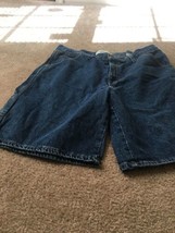 Faded Glory Men&#39;s Carpenter Blue Jean Shorts Zip &amp; Button Pockets Size 36  - $34.92