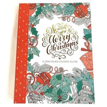 We Wish You a Merry Christmas Coloring Book for Adults 55 Removable Pages - £8.14 GBP