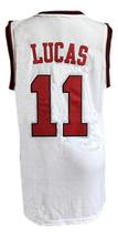 Jerry Lucas #11 College Basketball Jersey Sewn White Any Size image 2