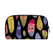 Bird Feather Print Wallet Cute Angle Wings Women Purses Phone Credit Card Holder - £46.24 GBP