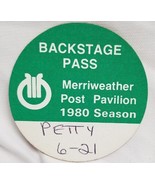 TOM PETTY - VINTAGE ORIGINAL  6/ 21/ 1980 CLOTH CONCERT BACKSTAGE PASS - $20.00