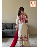 Exclusive Embroidered Suit Set with Dupatta - $1,109.28 MXN