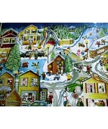 Winter Holidays Begin in Judlesville 500 Pcs 16&quot; x20&quot; Jigsaw puzzle. - £19.65 GBP