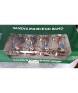 Santa&#39;s Marching Band Ornament Set Vtg Mr. Christmas Musical Animated Fi... - $102.96