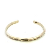 Vintage Sterling Silver Native American Old Pawn Wave Engraved Bangle Br... - €123,81 EUR