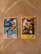 2 Jerry Ball Detroit Lions Football Cards 1990 1991 Oscar Mayer Police Claussen - £7.76 GBP