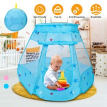 Pop Up Tent Toddler Girl Play Tent Foldable Ball Pit Kids Tent with Carr... - $38.99