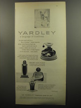1953 Yardley Perfumes Ad - Yardley a language of loveliness - $18.49
