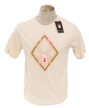 Spyder Men&#39;s S Beige Short Sleeve Signature Tee T Shirt - £22.14 GBP