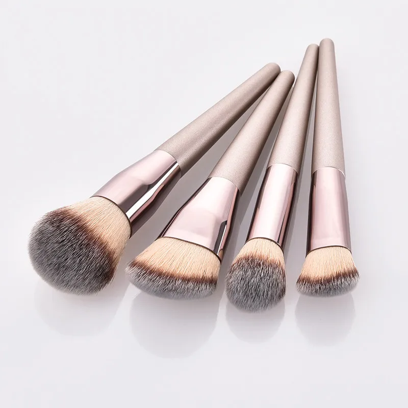 House Home 4pcs Makeup Brush Set Foundation Powder Blush Blusher Blending Concea - £19.98 GBP