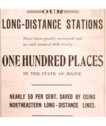1906 Northwestern Automatic Telephone Company Advertisement Portland Mai... - $460.99 MXN