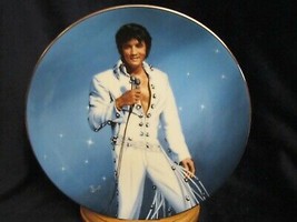King Of Las Vegas Collector Plate Elvis Presley In Performance #2 Bruce Emmett - £35.96 GBP