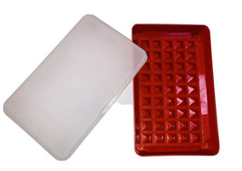 Tupperware Hot Dog Bacon Keeper Container 1292-0 Paprika Red Meat Marinate - $8.88