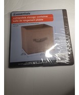 Home Essentials Collapsible Storage Container - Brown - 10.5&quot; x 11&quot; x 10.5&quot; - $9.86 CAD