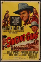 Singing Guns Original One Sheet Movie Poster- 1956 rerelease western - £66.09 GBP