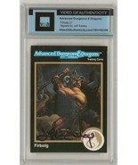 VOA Authentication Jeff Easley SIGNED 1991 TSR AD&amp;D Card ~ Monster Manua... - $924.18 MXN
