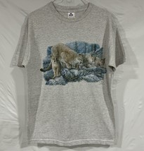 Jeff Tift Impulse Wear Mountain Lion Vintage T Shirt Mens Size Medium 1999 - £21.46 GBP