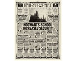 Daily Prophet Harry Potter Hogwarts School Increases Security Prop/Repli... - £1.64 GBP
